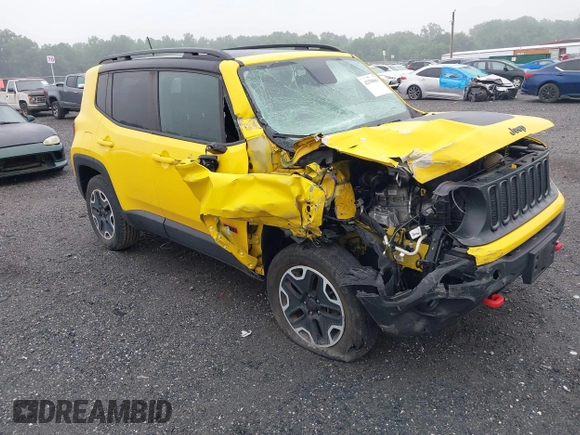 2017 Jeep Renegade Trailhawk с VIN ZACCJBCB2HPF74091, выставлен на аукционе IAAI как лот 42508617 с пробегом 74 968 миль миль и . История ставок и продаж доступна на DreamBid. Изображение 1.