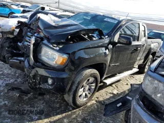 2015 GMC Canyon 4WD SLE z VIN 1GTG6BE36F1172516, wystawiony jako Copart lot #42112135 z przebiegiem Nie podano mil oraz Szkoda całkowita • Salvage title. Historia ofert i sprzedaży dostępna na DreamBid. Obrazek 1.