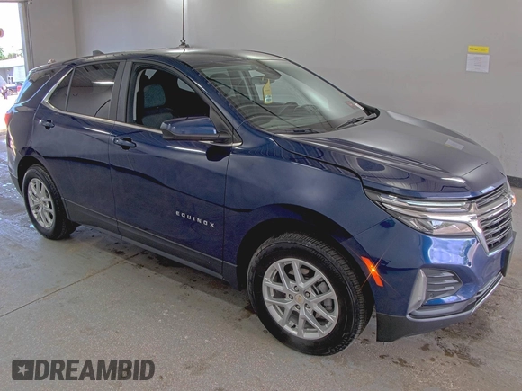 2023 Chevrolet Equinox LT with VIN 3GNAXTEG4PL113218, listed as a IAAI auction lot 42278887 with 12,483 mi miles and . Bid and sale history available at DreamBid. Image 4.