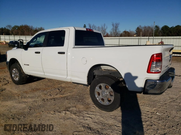 2023 Ram 2500 Big Horn with VIN 3C6UR5DJ8PG603069, listed as a Copart auction lot 80024504 with 0 mi miles and Salvage Title. Bid and sale history available at carsss.com. Image 2.