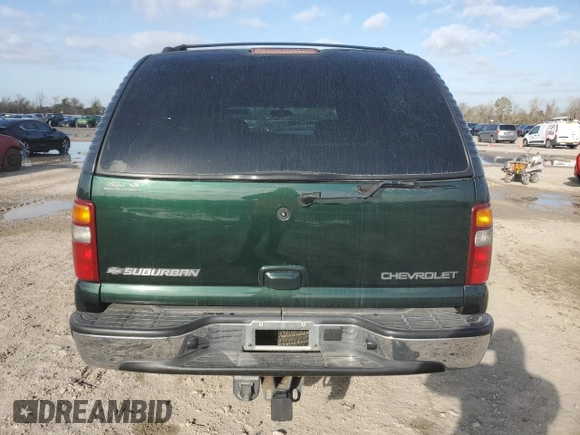 2002 Chevrolet Suburban LS with VIN 3GNEC16Z02G346211, listed as a Copart auction lot 48734245 with 74,846 mi miles and Salvage Title. Bid and sale history available at carsss.com. Image 6.