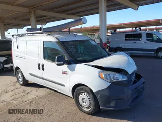 2020 Ram ProMaster City Cargo Van Tradesman with VIN ZFBHRFAB4L6R60387, listed as a IAAI auction lot 40594255 with 75,138 mi miles. Bid and sale history available at carsss.com. Image 1.
