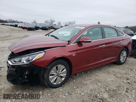 2018 Hyundai Sonata Hybrid SE with VIN KMHE24L30JA079805, listed as a Copart auction lot 51256624 with 80,539 mi miles and Salvage Title. Bid and sale history available at carsss.com. Image 1.