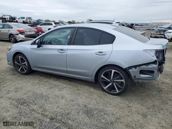 2023 Subaru Impreza Sport with VIN 4S3GKAM65P3603533, listed as a Copart auction lot 50073405 with 17,944 mi miles and Salvage Title. Bid and sale history available at carsss.com. Image 2.