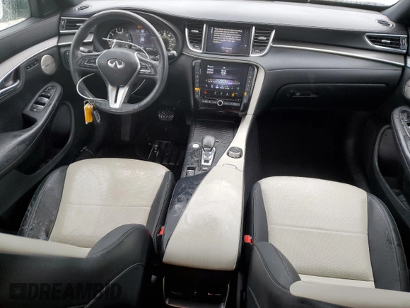 2023 Infiniti QX55 Essential z VIN 3PCAJ5KR6PF116065, wystawiony jako Copart lot #89245465 z przebiegiem 12 613 mil mil oraz Szkoda całkowita • Salvage title. Historia ofert i sprzedaży dostępna na DreamBid. Obrazek 8.
