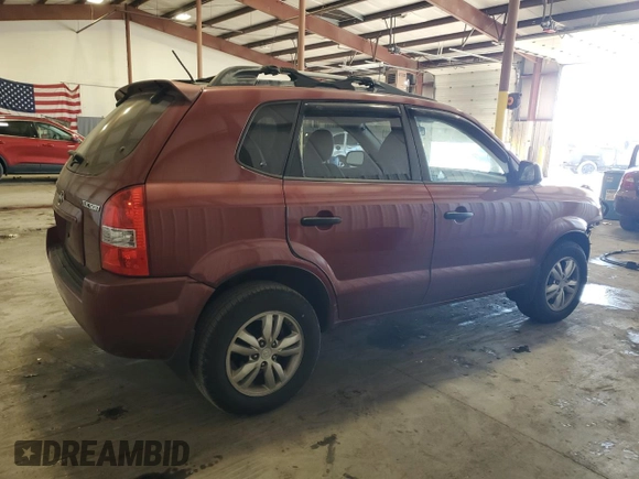 2009 Hyundai Tucson GLS with VIN KM8JM12BX9U972834, listed as a Copart auction lot 78595274 with 94,166 mi miles and Salvage Title. Bid and sale history available at carsss.com. Image 3.
