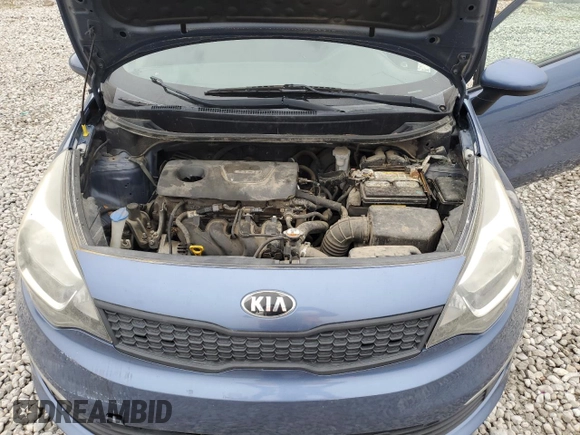 2016 Kia Rio LX with VIN KNADM4A36G6575777, listed as a Copart auction lot 55634255 with Not Provided miles and Clean Title. Bid and sale history available at DreamBid. Image 11.