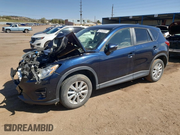 2016 Mazda CX-5 Touring z VIN JM3KE4CY8G0758947, wystawiony jako Copart lot #53140005 z przebiegiem 47 172 mil mil oraz Szkoda całkowita • Salvage title. Historia ofert i sprzedaży dostępna na DreamBid. Obrazek 1.
