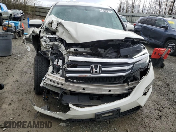 2017 Honda Pilot EX-L with VIN 5FNYF6H57HB061878, listed as a Copart auction lot 51531215 with 95,986 mi miles and Salvage Title. Bid and sale history available at DreamBid. Image 5.