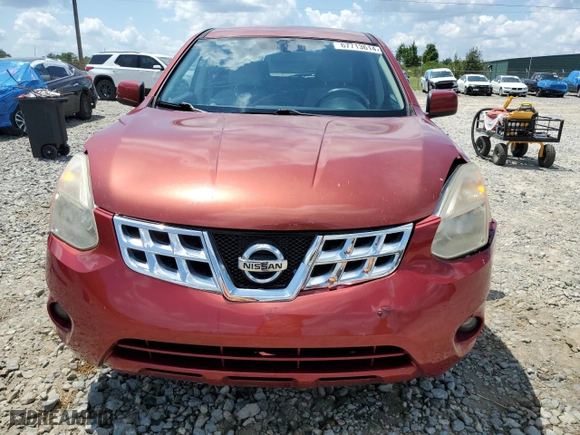 2013 Nissan Rogue S with VIN JN8AS5MT5DW033129, listed as a Copart auction lot 67713614 with 96,455 mi miles and Salvage Title. Bid and sale history available at carsss.com. Image 5.