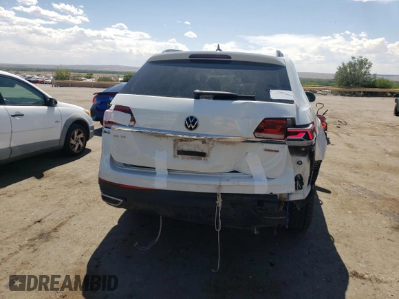 2021 Volkswagen Atlas SE z VIN 1V2HR2CA9MC610541, wystawiony jako Copart lot #60108155 z przebiegiem 29 700 mil mil oraz Szkoda całkowita • Salvage title. Historia ofert i sprzedaży dostępna na DreamBid. Obrazek 6.
