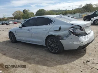 2019 Genesis G70 3.3T Advanced with VIN KMTG34LE4KU030796, listed as a Copart auction lot 71673144 with 100,932 mi miles and Salvage Title. Bid and sale history available at carsss.com. Image 2.