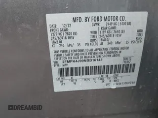 2022 Ford Edge SEL с VIN 2FMPK4J99NBB16148, выставлен на аукционе IAAI как лот 42554476 с пробегом 21 572 миль миль и . История ставок и продаж доступна на DreamBid. Изображение 9.