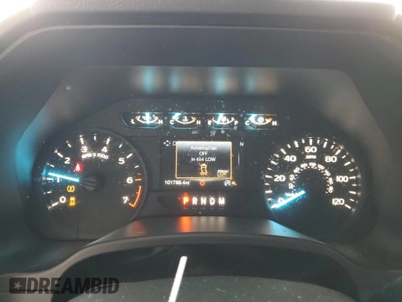 2019 Ford F-150 XL with VIN 1FTEW1E49KKF02664, listed as a Copart auction lot 46167605 with 101,759 mi miles and Salvage title. Bid and sale history available at DreamBid. Image 9.