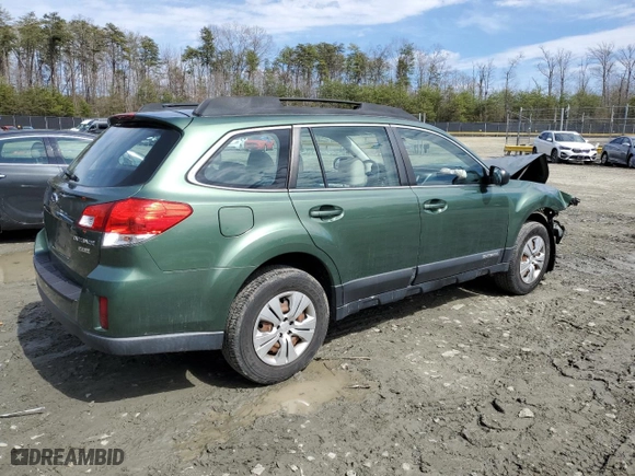 2013 Subaru Outback 2.5i with VIN 4S4BRBAC9D3307380, listed as a Copart auction lot 50500745 with 129,950 mi miles and Salvage Title. Bid and sale history available at carsss.com. Image 3.