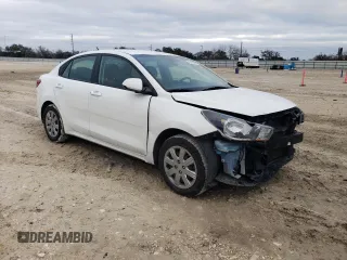 2022 Kia Rio LX with VIN 3KPA24AD7NE463632, listed as a Copart auction lot 45103355 with 70,898 mi miles and Salvage Title. Bid and sale history available at carsss.com. Image 4.