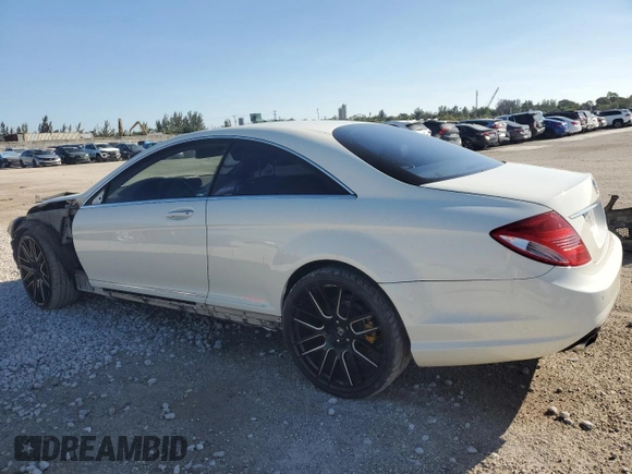 2008 Mercedes-Benz CL-Class V8 with VIN WDDEJ71X98A011968, listed as a Copart auction lot 48122325 with 148,516 mi miles and Salvage Title. Bid and sale history available at carsss.com. Image 2.