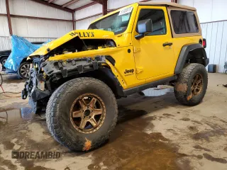 2020 Jeep Wrangler Sport S z VIN 1C4GJXAG2LW215350, wystawiony jako Copart lot #51600615 z przebiegiem 85 082 mil mil oraz Szkoda całkowita • Salvage title. Historia ofert i sprzedaży dostępna na DreamBid. Obrazek 1.