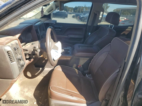2018 Chevrolet Silverado 1500 High Country with VIN 3GCUKTEJ7JG457268, listed as a Copart auction lot 76817794 with 0 mi miles and Salvage Title. Bid and sale history available at carsss.com. Image 7.