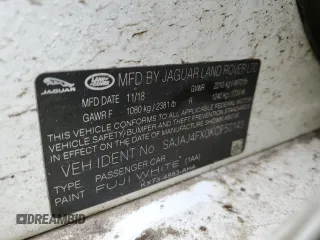 2019 Jaguar XE 25t Premium with VIN SAJAJ4FX0KCP50143, listed as a Copart auction lot 46303155 with 111,621 mi miles and Salvage Title. Bid and sale history available at DreamBid. Image 14.