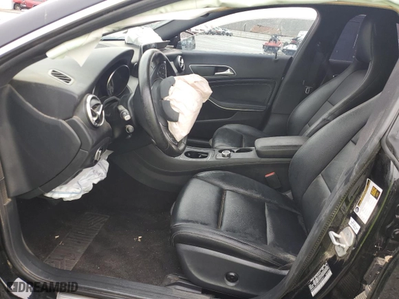 2016 Mercedes-Benz CLA with VIN WDDSJ4EB5GN336821, listed as a Copart auction lot 44368805 with 0 mi miles and Salvage Title. Bid and sale history available at carsss.com. Image 7.