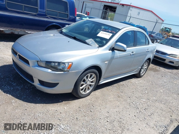 2010 Mitsubishi Lancer ES with VIN JA32U2FU1AU006059, listed as a IAAI auction lot 42118256 with 174,207 mi miles. Bid and sale history available at carsss.com. Image 2.