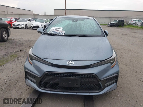 2020 Toyota Corolla SE with VIN JTDS4RCE9LJ019928, listed as a IAAI auction lot 41705356 with 33,456 mi miles and . Bid and sale history available at DreamBid. Image 13.
