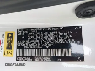 2013 Lexus RX 350 z VIN 2T2ZK1BA4DC110666, wystawiony jako IAAI lot #38939764 z przebiegiem 78 178 mil mil oraz . Historia ofert i sprzedaży dostępna na DreamBid. Obrazek 9.