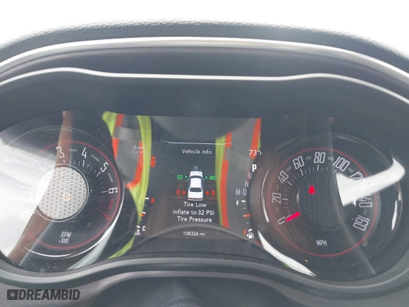 2018 Dodge Challenger SXT with VIN 2C3CDZAG0JH178672, listed as a IAAI auction lot 41982328 with 108,326 mi miles. Bid and sale history available at carsss.com. Image 7.