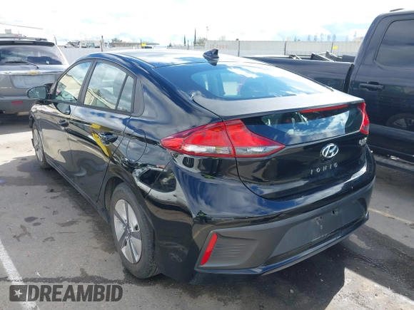 2019 Hyundai Ioniq Blue with VIN KMHC65LC3KU175915, listed as a IAAI auction lot 41778594 with 109,977 mi miles and . Bid and sale history available at DreamBid. Image 3.
