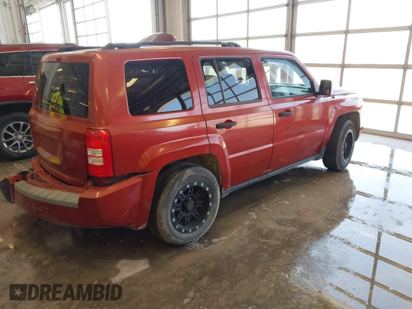 2008 Jeep Patriot Sport with VIN 1J8FT28008D705380, listed as a IAAI auction lot 41790973 with 74,436 mi miles and . Bid and sale history available at DreamBid. Image 4.