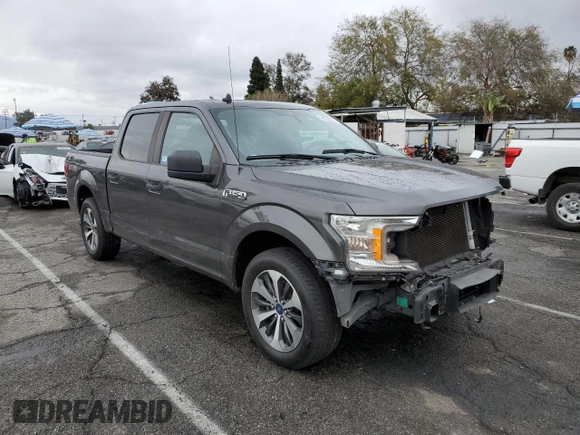 2020 Ford F-150 XL with VIN 1FTEW1CP3LKE39043, listed as a Copart auction lot 44728905 with 146,597 mi miles and Salvage Title. Bid and sale history available at carsss.com. Image 4.