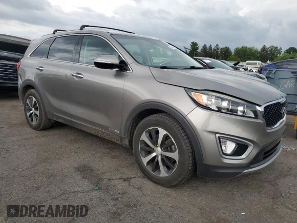 2017 Kia Sorento EX with VIN 5XYPHDA54HG289897, listed as a Copart auction lot 63562265 with 63,057 mi miles and Salvage title. Bid and sale history available at DreamBid. Image 4.