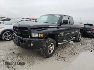 2001 Dodge Ram 2500 with VIN 1B7KF23661J187680, listed as a Copart auction lot 43448855 with 0 mi miles and Clean Title. Bid and sale history available at carsss.com. Image 1.