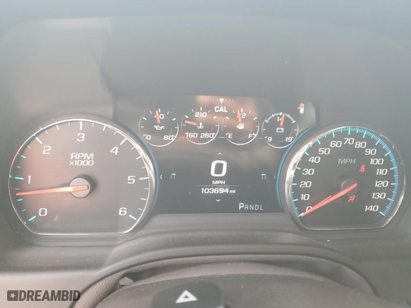 2017 Chevrolet Tahoe Premier with VIN 1GNSCCKC2HR193680, listed as a Copart auction lot 53711135 with 103,694 mi miles and Salvage Title. Bid and sale history available at carsss.com. Image 9.