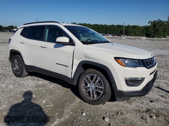 2020 Jeep Compass North z VIN 3C4NJDBB7LT228982, wystawiony jako Copart lot #55665605 z przebiegiem 33 715 mil mil oraz Szkoda całkowita • Salvage title. Historia ofert i sprzedaży dostępna na DreamBid. Obrazek 4.