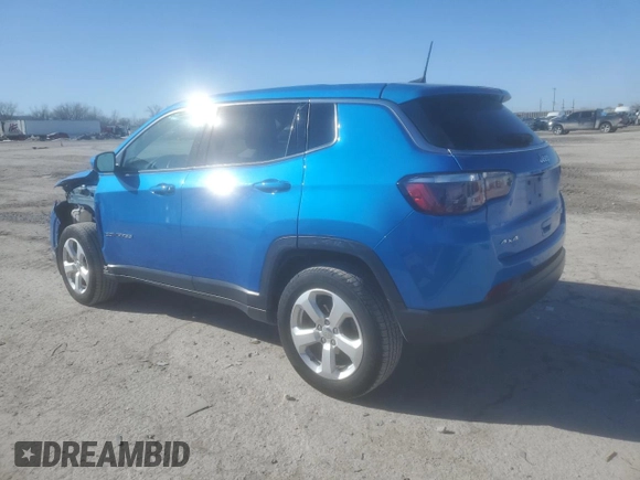 2019 Jeep Compass Latitude with VIN 3C4NJDBB1KT656853, listed as a Copart auction lot 42610565 with 25,205 mi miles and Clean Title. Bid and sale history available at carsss.com. Image 2.