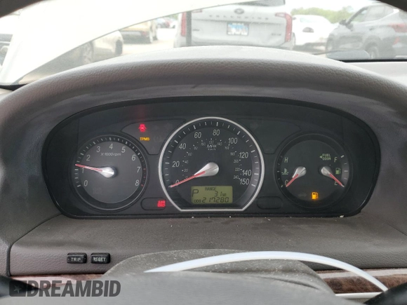 2007 Hyundai Sonata GLS with VIN 5NPET46C67H294247, listed as a Copart auction lot 54448745 with 217,280 mi miles and Clean Title. Bid and sale history available at DreamBid. Image 9.