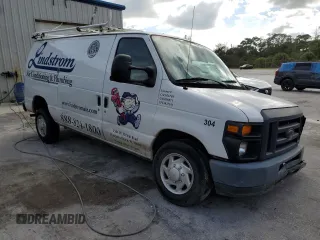 2014 Ford Econoline Cargo Commercial with VIN 1FTNE1EW5EDB05692, listed as a Copart auction lot 72186144 with 176,375 mi miles and Salvage title. Bid and sale history available at DreamBid. Image 4.