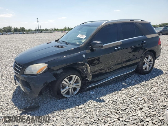 2015 Mercedes-Benz M ML 350 with VIN 4JGDA5HB9FA462301, listed as a Copart auction lot 53440005 with Not Provided miles and Salvage Title. Bid and sale history available at carsss.com. Image 1.