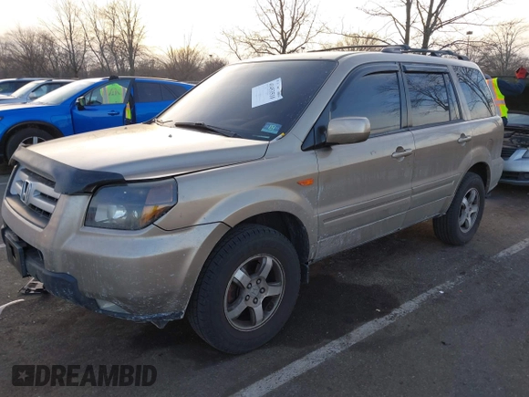 2007 Honda Pilot EX-L with VIN 2HKYF18667H509331, listed as a IAAI auction lot 41453510 with 228,746 mi miles and . Bid and sale history available at DreamBid. Image 17.