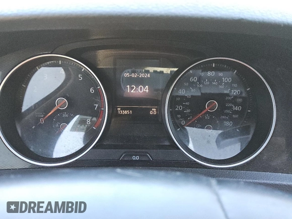2015 Volkswagen GTI SE with VIN 3VW4T7AU9FM006613, listed as a Copart auction lot 72256364 with 133,851 mi miles and Clean Title. Bid and sale history available at DreamBid. Image 8.