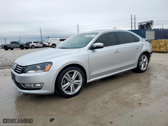 2015 Volkswagen Passat 1.8T SE w/Sunroof & Nav with VIN 1VWBT7A32FC048055, listed as a Copart auction lot 51854075 with 130,743 mi miles and Salvage Title. Bid and sale history available at carsss.com. Image 1.