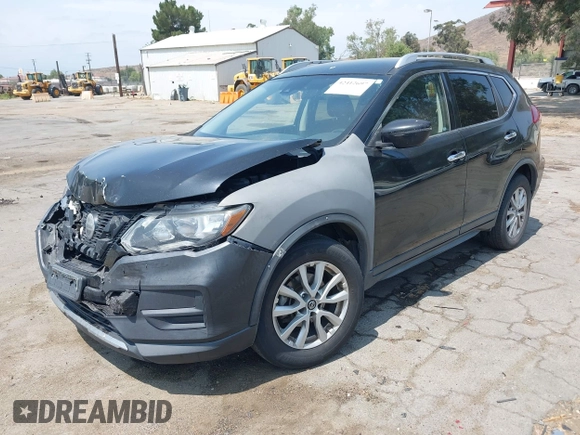 2019 Nissan Rogue SV with VIN KNMAT2MT5KP529742, listed as a IAAI auction lot 42412697 with 235,712 mi miles and . Bid and sale history available at DreamBid. Image 2.