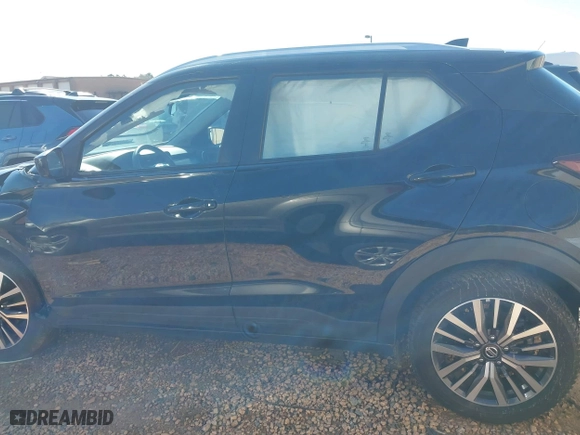 2021 Nissan Kicks SV with VIN 3N1CP5CV0ML526153, listed as a IAAI auction lot 41882699 with 63,322 mi miles. Bid and sale history available at carsss.com. Image 14.