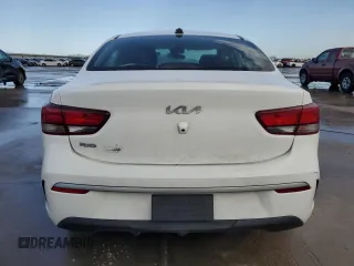 2022 Kia Rio LX with VIN 3KPA24AD5NE503710, listed as a Copart auction lot 47686025 with 77,758 mi miles and Salvage Title. Bid and sale history available at DreamBid. Image 6.