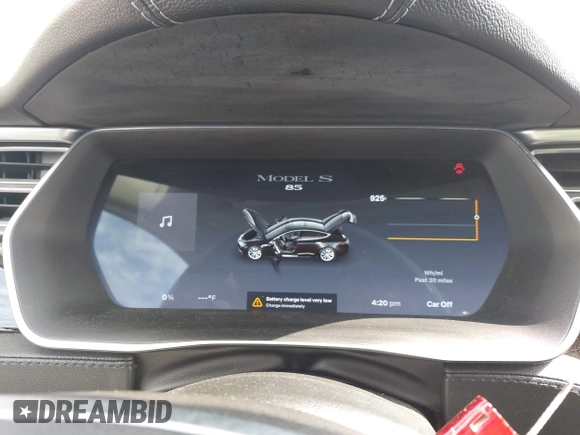 2014 Tesla Model S 60 z VIN 5YJSA1H1XEFP44397, wystawiony jako IAAI lot #42140917 z przebiegiem 136 515 mil mil oraz . Historia ofert i sprzedaży dostępna na DreamBid. Obrazek 7.
