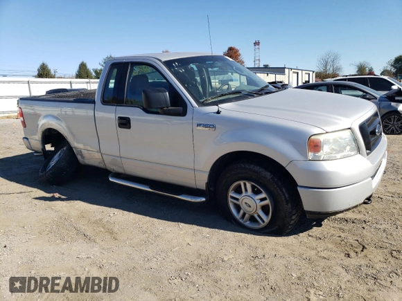 2004 Ford F-150 XL with VIN 1FTRF14W94NC46886, listed as a Copart auction lot 75828534 with 114,143 mi miles and Salvage Title. Bid and sale history available at DreamBid. Image 4.