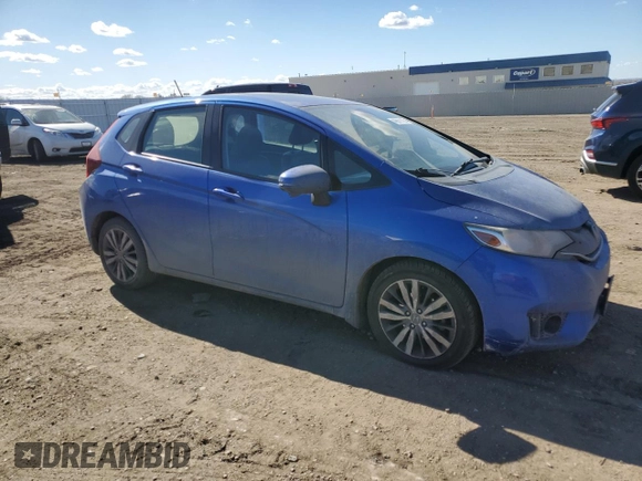2016 Honda Fit EX-L with VIN JHMGK5H86GS008858, listed as a Copart auction lot 46911125 with 81,841 mi miles and Salvage title. Bid and sale history available at DreamBid. Image 4.