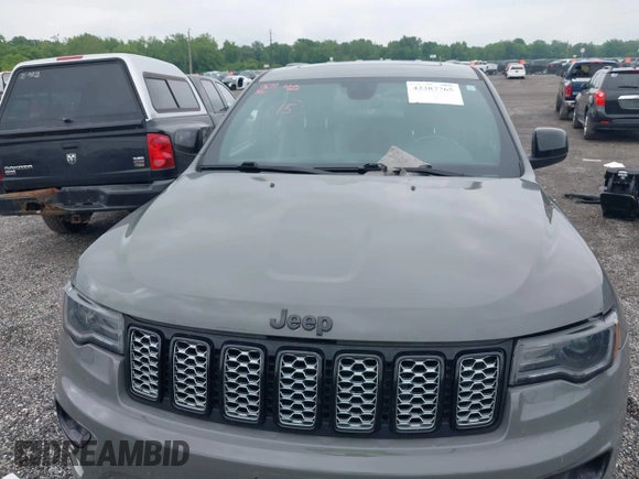 2021 Jeep Grand Cherokee Laredo E with VIN 1C4RJFAG1MC655503, listed as a IAAI auction lot 42387765 with 38,423 mi miles and . Bid and sale history available at DreamBid. Image 12.